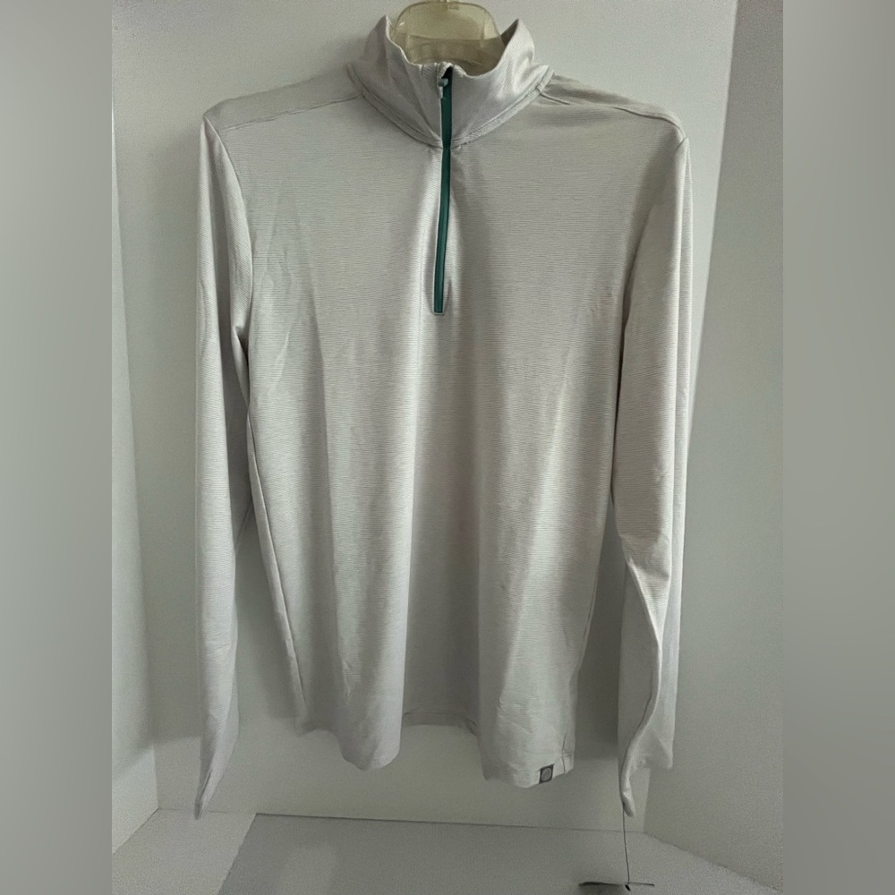 Apana Stretch and Soft Long Sleeve Quarter Zip Collar Band Active Top